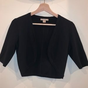 Black Michael Kors short sleeve mini sweater